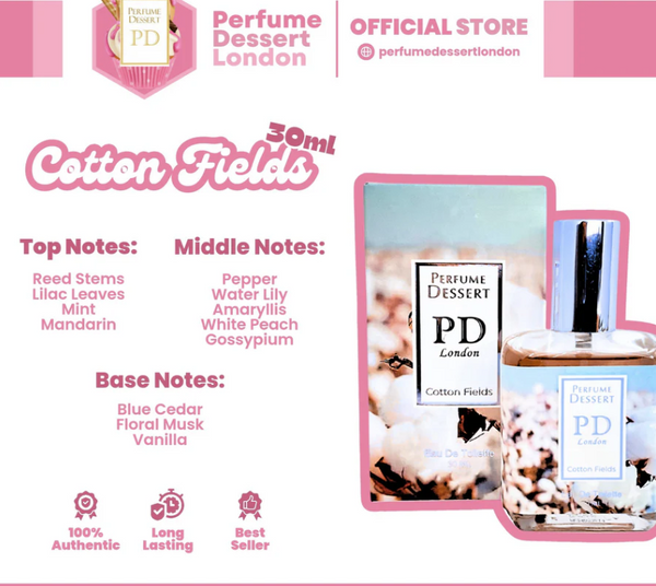 Perfume Dessert London - Cotton Fields 30ml EDT