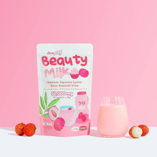 Dear Face - Beauty Milk Lychee Swiss Stemcell Drink