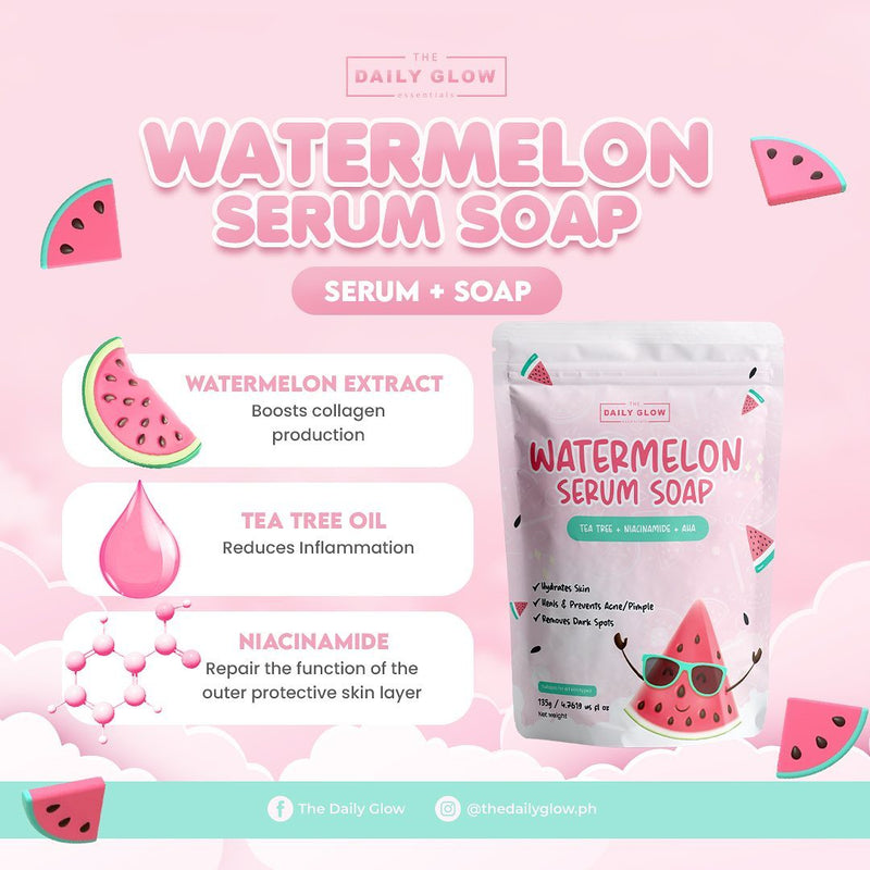 The Daily Glow - Watermelon Serum Soap