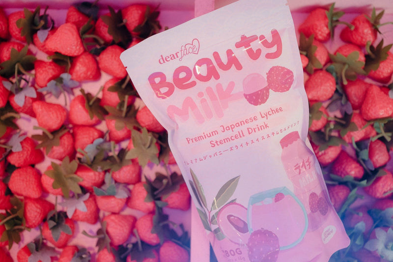 Dear Face - Beauty Milk Lychee Swiss Stemcell Drink