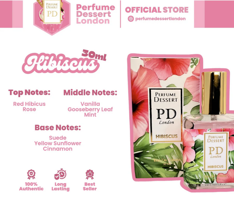 Perfume Dessert London - Hibiscus 30ml EDT