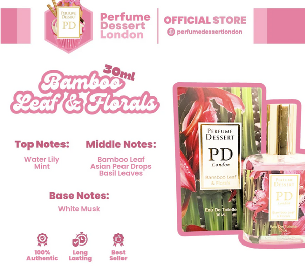 Perfume Dessert London - Bamboo Leaf & Florals 30ml EDT