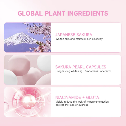 GMEELAN Sakura Brightening Underarm Cream