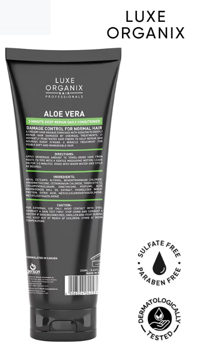 LUXE ORGANIX Premium Keratin Treatment Aloe Vera 250ml