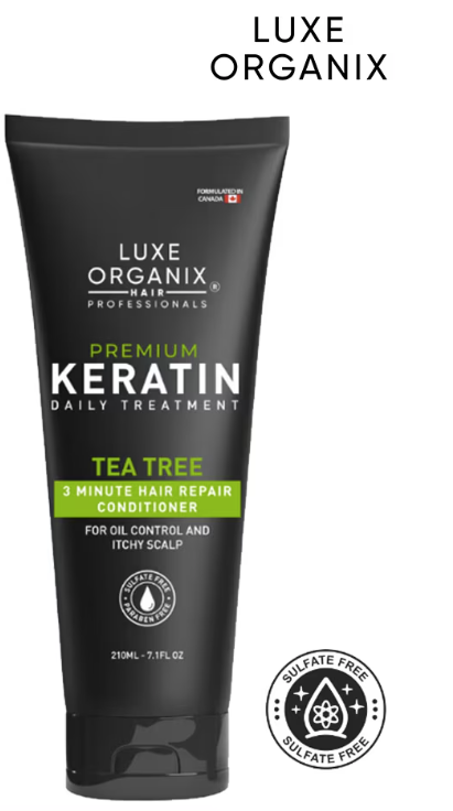 LUXE ORGANIX Premium Keratin Treatment Tea Tree Oil 250ml