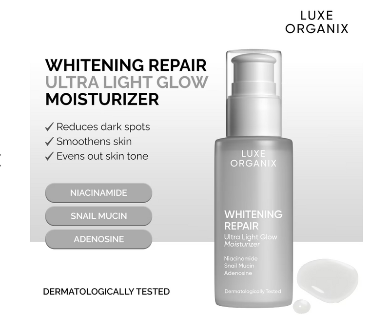 LUXE ORGANIX Whitening Repair Whip Moisturiser 80ml