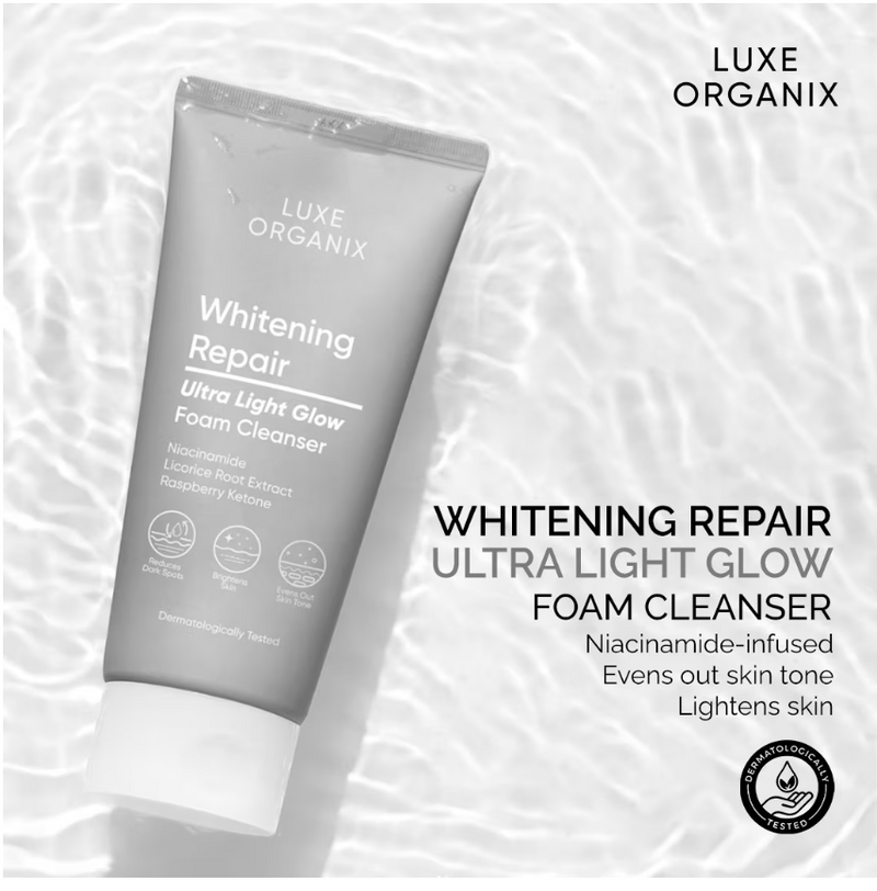 LUXE ORGANIX Whitening Repair Foam Cleanser 150g