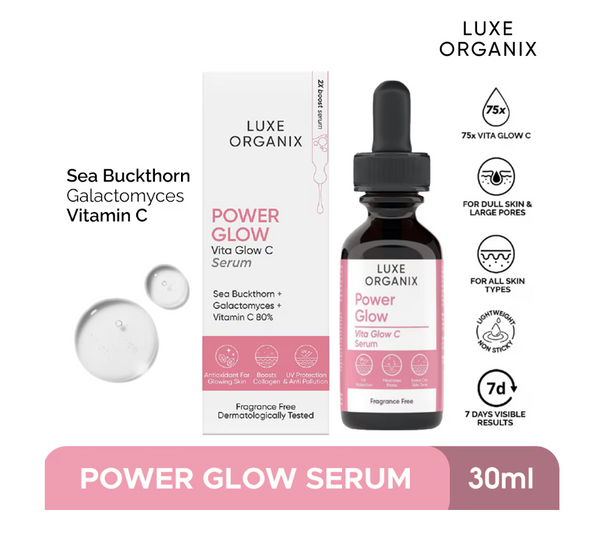 LUXE ORGANIX Power Glow Vita C Serum 30ml