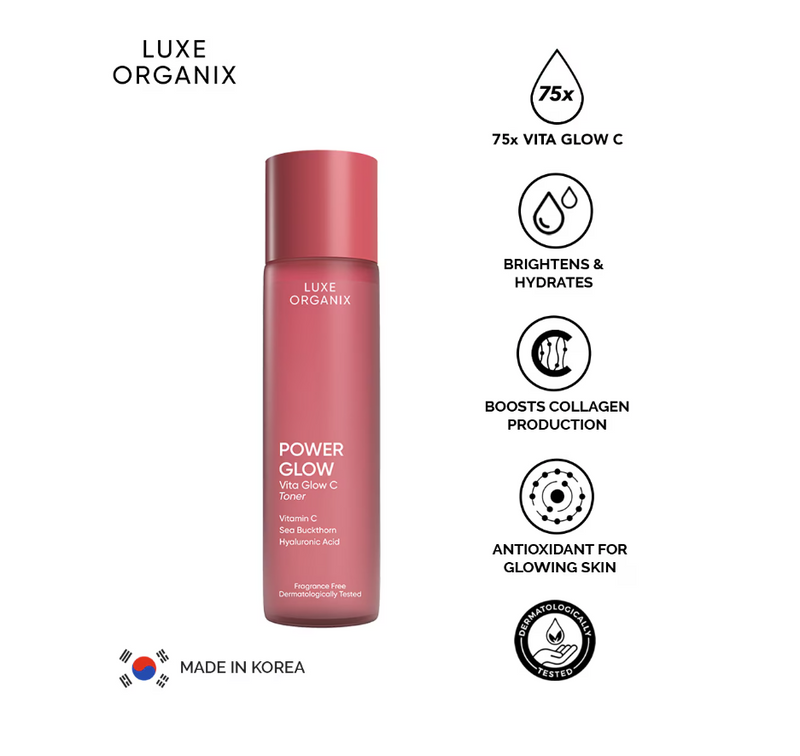 LUXE ORGANIX Power Glow Vita Glow C Toner 150ml