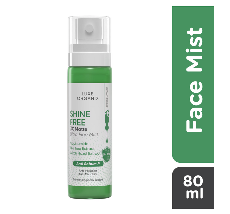 LUXE ORGANIX Shine Free 3x Matte Ultra Fine Mist 80ml