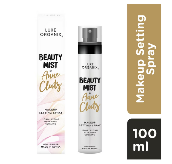 LUXE ORGANIX Beauty Mist Makeup Setting Spray By Anne Clutz 100ml