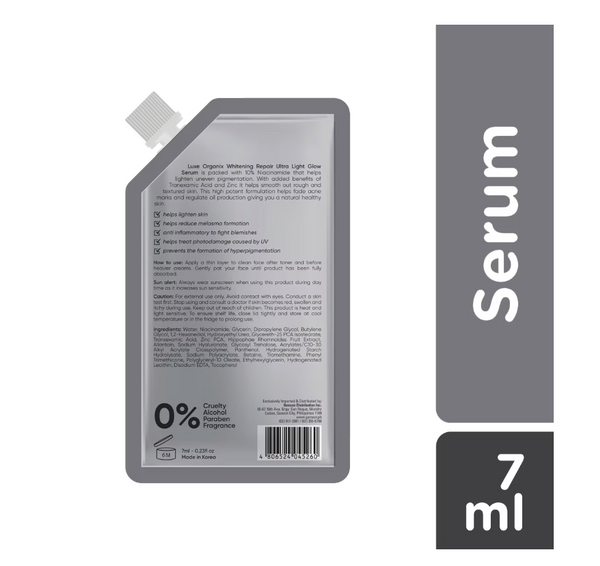 LUXE ORGANIX Whitening Repair Niacinamide 10% Serum Sachet 7ml