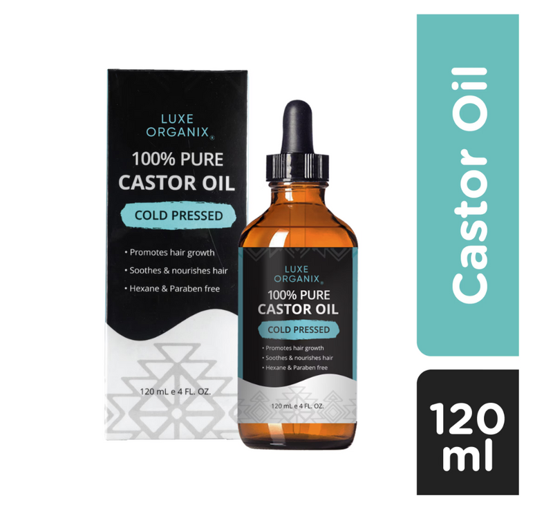 LUXE ORGANIX Castor Oil Drops 120ml