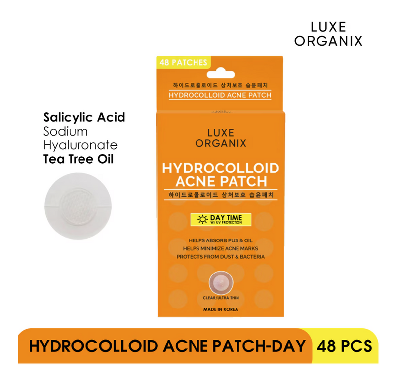 LUXE ORGANIX Hydrocolloid Acne Spot Patch Day 48pcs