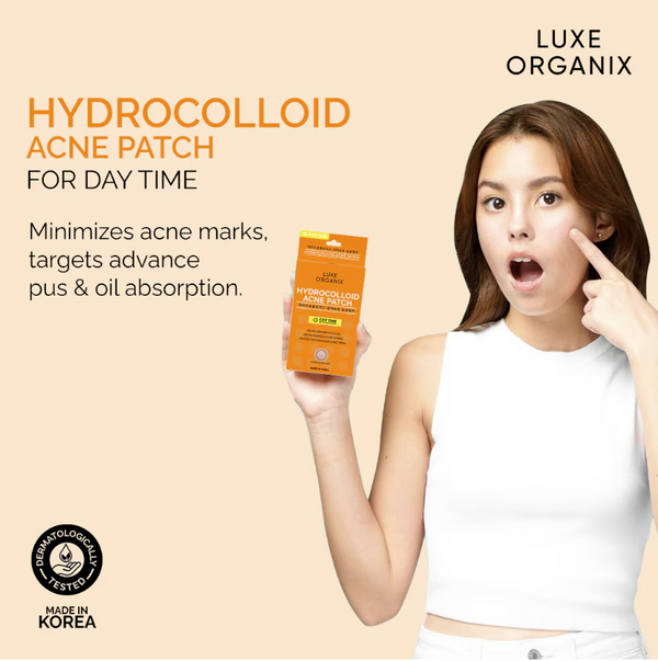 LUXE ORGANIX Hydrocolloid Acne Spot Patch Day 48pcs