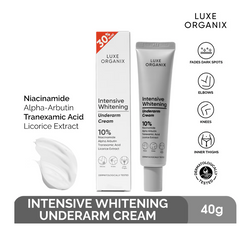 LUXE ORGANIX Intensive Whitening Underarm Cream 10% Niacinamide 40g