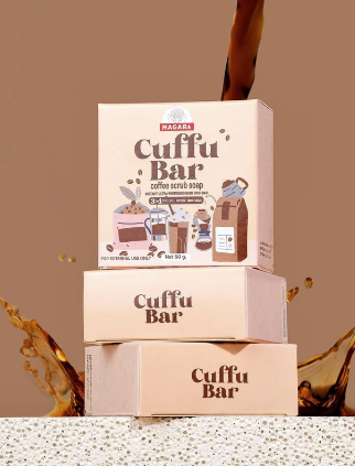 Cuffu Bar 3in1 Coffee Scrub Soap by Magarā Skin