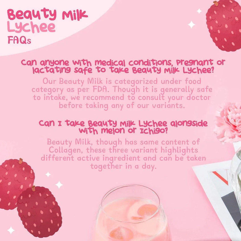 Dear Face - Beauty Milk Lychee Swiss Stemcell Drink